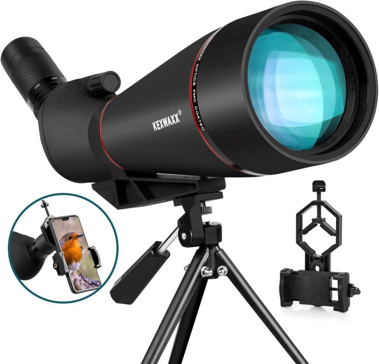 KEXWAXX 25-75x100 Longue-Vue Puissante avec Trépied et Adaptateur Smartphone